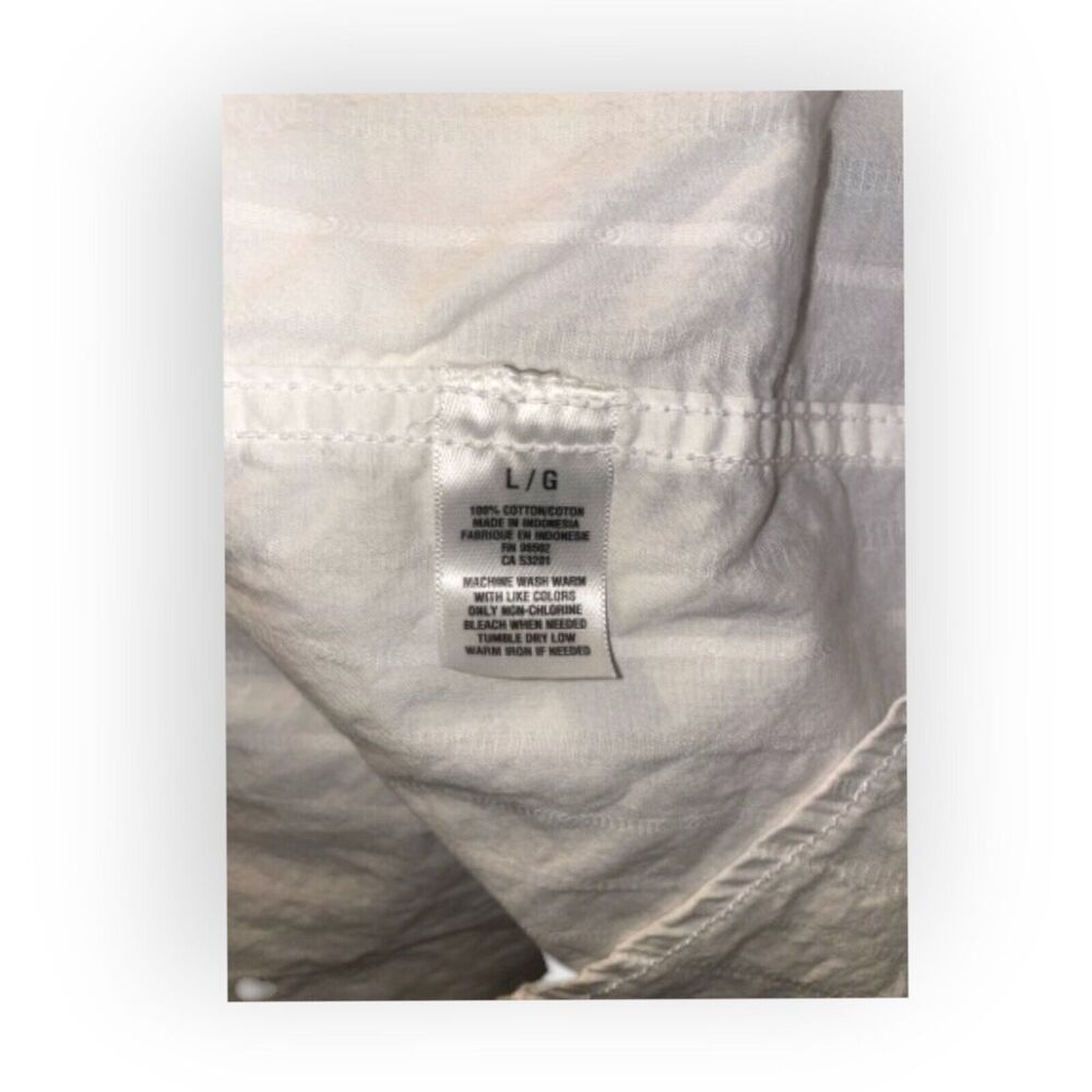 Aeropostale White Dress Shirt (Men’s Size L) • Button Down • Snap Closure EUC - Picture 6 of 7